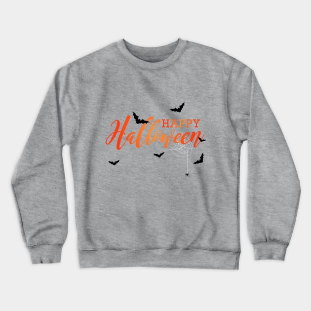 Happy Halloween T-shirt Crewneck Sweatshirt by Younis design 